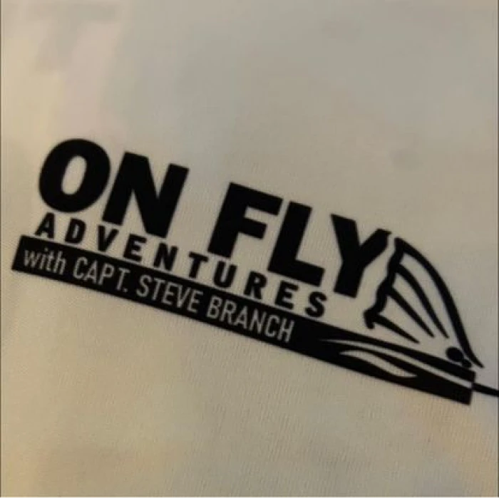 Logo reading "On Fly Adventures with Capt. Steve Branch."